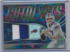 Josh Allen [Neon Marble] #CAT-JAL Football Cards 2022 Panini Spectra Catalysts Prices
