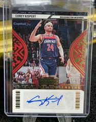 Corey Kispert [Gold] #SC-CKS Basketball Cards 2022 Panini Contenders Sophomore Autographs Prices