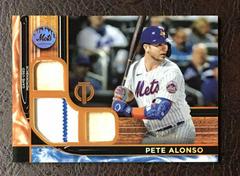 Pete Alonso [Orange] #5 Baseball Cards 2022 Topps Tribute Prices