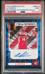 AJ Griffin [Blue] #NB-AJG Basketball Cards 2022 Panini Donruss Elite New Breed Autographs Prices