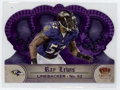 Ray Lewis [Purple] Football Cards 2012 Panini Crown Royale Prices