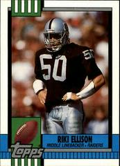 Riki Ellison #98T Football Cards 1990 Topps Traded Prices