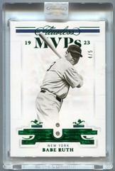 Babe Ruth [Emerald] #63 Baseball Cards 2021 Panini Flawless Prices