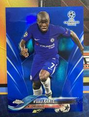 N'Golo Kante [Blue Refractor] Soccer Cards 2017 Topps Chrome UEFA Champions League Prices
