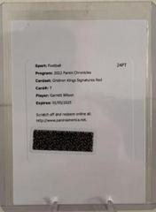 Garrett Wilson [Autograph Red] #GK-7 Football Cards 2022 Panini Chronicles Gridiron Kings Prices
