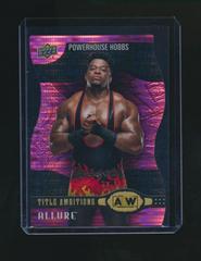 Powerhouse Hobbs [Pink] Wrestling Cards 2022 Upper Deck Allure AEW Title Ambitions Prices