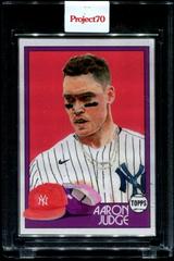 Aaron Judge [Artist Proof Silver Frame] #919 Baseball Cards 2021 Topps Project 70 Prices