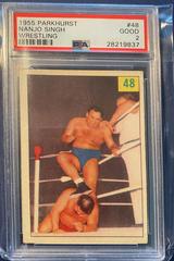 Nanjo Singh Wrestling Cards 1955 Parkhurst Prices