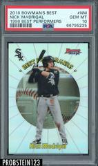 Nick Madrigal #NM Baseball Cards 2018 Bowman's Best 1998 Performers Prices