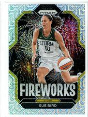 Sue Bird [Mojo] #14 Basketball Cards 2023 Panini Prizm WNBA Fireworks Prices