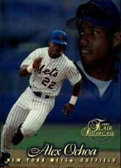 Alex Ochoa [Row 1] Baseball Cards 1997 Flair Showcase Prices