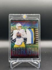 Justin Herbert [Red] #HS-JH Football Cards 2021 Panini Illusions Highlight Swatches Prices