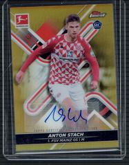 Anton Stach [Gold] Soccer Cards 2021 Topps Finest Bundesliga Autographs Prices