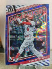 Anthony Rendon [Blue] #D-8 Baseball Cards 2022 Panini Donruss Dominators Prices