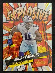 Micah Parsons #E33 Football Cards 2022 Panini Absolute Explosive Prices