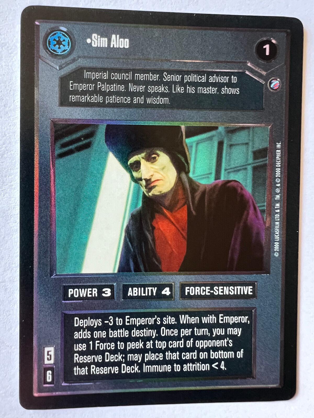 Sim Aloo [Foil] Star Wars CCG Reflections II