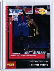 LeBron James #186 Basketball Cards 2019 Panini Instant Prices