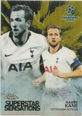 Harry Kane [Gold Refractor] Soccer Cards 2018 Topps Chrome UEFA Champions League Superstar Sensations Prices
