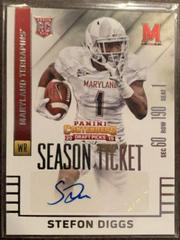 Stefon Diggs [Seat Draft Ticket Blue Foil Autograph] Football Cards 2015 Panini Contenders Draft Picks Prices
