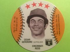 Cesar Geronimo Baseball Cards 1977 Detroit Caesars Discs Prices