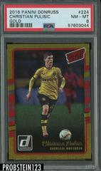 Christian Pulisic [Gold] #224 Soccer Cards 2016 Panini Donruss Prices