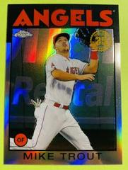 Mike Trout [Refractor] #86BC-2 Baseball Cards 2021 Topps Chrome 1986 Prices