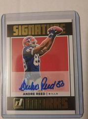 Andre Reed Football Cards 2018 Donruss Signature Marks Prices