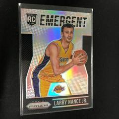 Larry Nance Jr. [Green Prizm] Basketball Cards 2015 Panini Prizm Emergent Prices