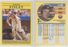 Steve Finley #U-88 Baseball Cards 1991 Fleer Update Prices