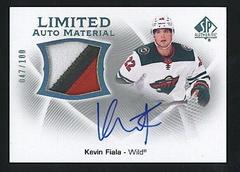 Kevin Fiala Hockey Cards 2021 SP Authentic Limited Auto Material Prices