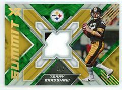 Terry Bradshaw [Green] #SS-3 Football Cards 2022 Panini XR Summit Swatches Prices