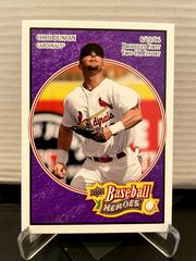 Chris Duncan [Patch Purple] Baseball Cards 2008 Upper Deck Baseball Heroes Prices