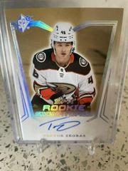 Trevor Zegras [Gold] Hockey Cards 2021 SPx Rookie Signatures Prices