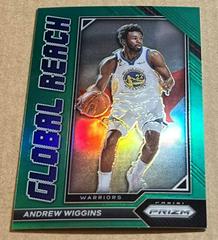 Andrew Wiggins [Green] #5 Basketball Cards 2022 Panini Prizm Global Reach Prices