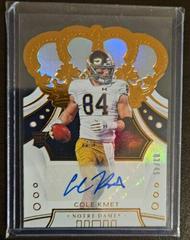 Cole Kmet [Signature Holo] Football Cards 2020 Panini Chronicles Draft Picks Crown Royale Prices