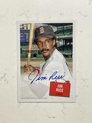 Jim Rice Baseball Cards 2023 Topps Archives 1957 Topps Hit Stars Autographs Prices