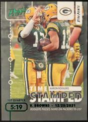 Aaron Rodgers [Green] Football Cards 2022 Panini Prestige Time Stamped Prices
