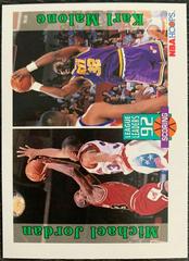 Karl Malone, Michael Jordan #320 Basketball Cards 1992 Hoops Prices