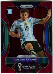 Julian Alvarez [Maroon] #4 Soccer Cards 2022 Panini Prizm World Cup Prices