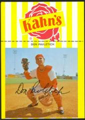 Don Pavletich Baseball Cards 1967 Kahn's Wieners Prices