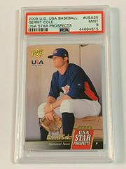 Gerrit Cole #USA25 Baseball Cards 2009 Upper Deck USA Baseball Star Prospects Prices