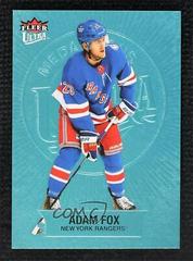 Adam Fox [Sapphire] #M-38 Hockey Cards 2021 Ultra Medallions Prices