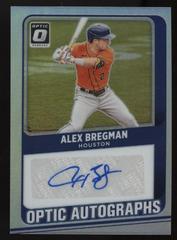 Alex Bregman [Holo] #OA-AB Baseball Cards 2021 Panini Donruss Optic Autographs Prices
