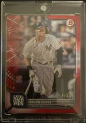 Aaron Judge [Red] #2 Baseball Cards 2022 Bowman Prices