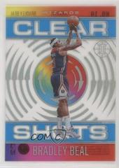 Bradley Beal [Sapphire] #14 Basketball Cards 2020 Panini Illusions Clear Shots Prices