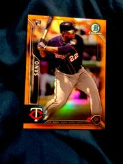 Miguel Sano [Orange Refractor] #27 Baseball Cards 2016 Bowman Chrome Prices