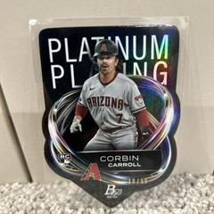 Corbin Carroll #PPD-2 Baseball Cards 2023 Bowman Platinum Plating Die Cut Prices