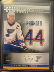 Chris Pronger #DD-39 Hockey Cards 2020 SP Signature Edition Legends Dominant Digits Prices