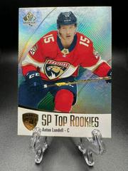 Anton Lundell [Green] #TR-18 Hockey Cards 2021 SP Authentic Top Rookies Prices