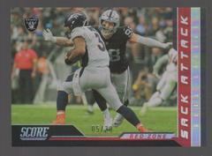 Maxx Crosby [Red Zone] #9 Football Cards 2023 Panini Score Sack Attack Prices